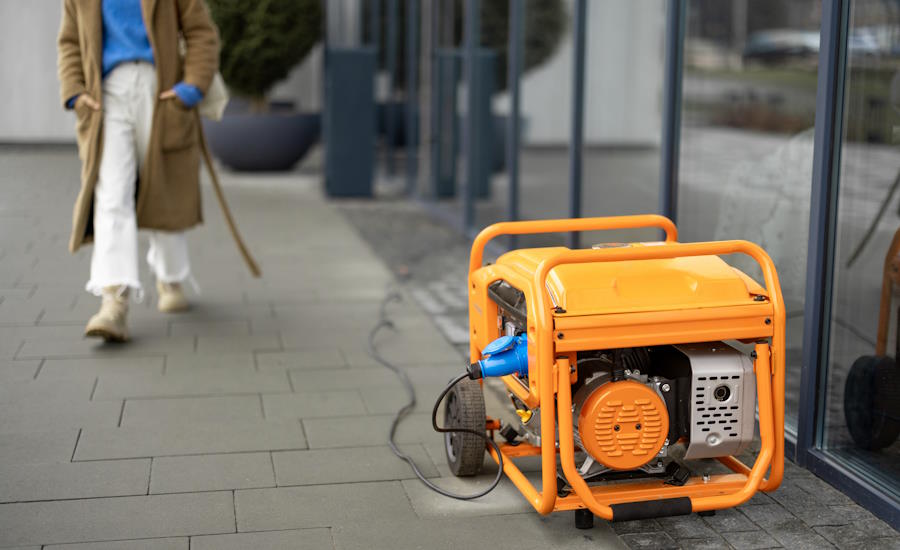 mindre och billigare varianter av reservaggregat som körs på diesel kan låta en del men generellt sett så är ljudet inga som helst problem i nyare modeller eller större mobila och stationära verk